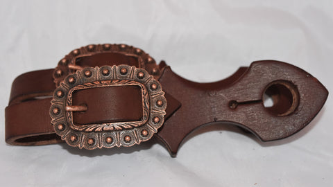 Slobber Straps - Buttons Copper Buckle