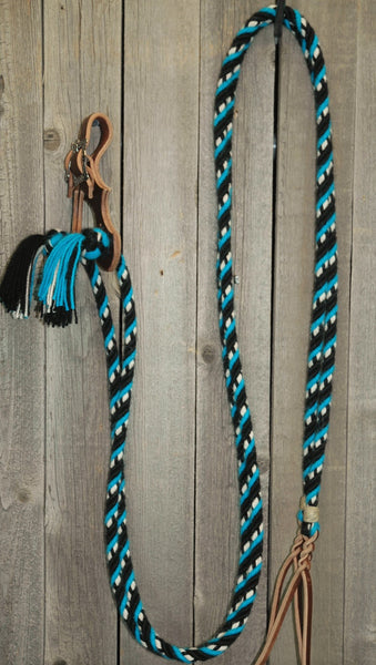 #91b Split Reins - 4 Strand