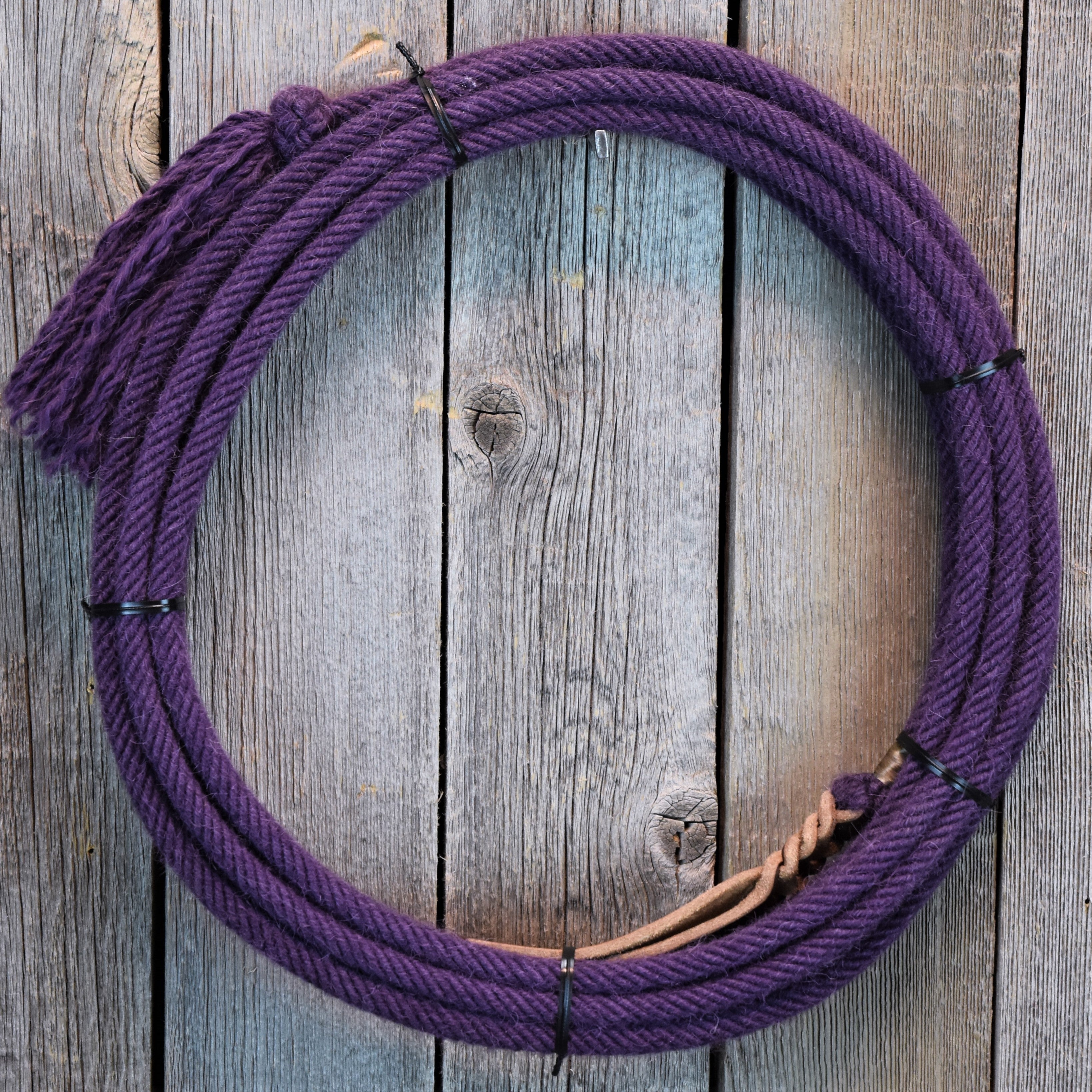 15 Purple 3/8 Mecate*Get Down * Alpaca * 6 Strand