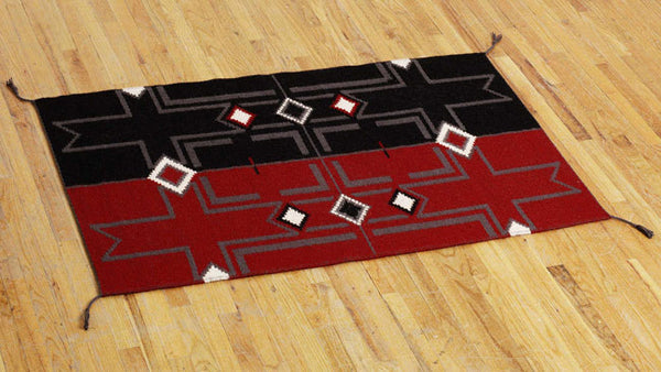 Tapis tissé à la main - Série noire