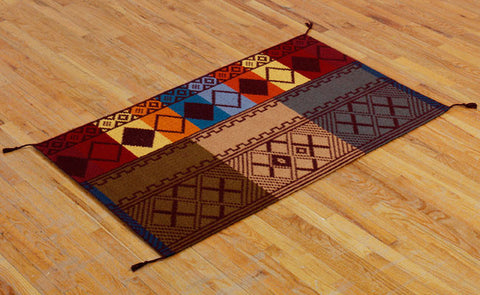 Alfombra tejida a mano - Serie Coca