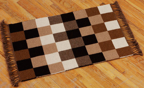 Tapis tissé à la main - Damier