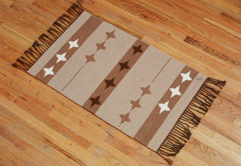 Handwoven Rug - Stars