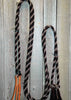 # 12 Rênes fendues - Motif - 6 brins de sangles slobber