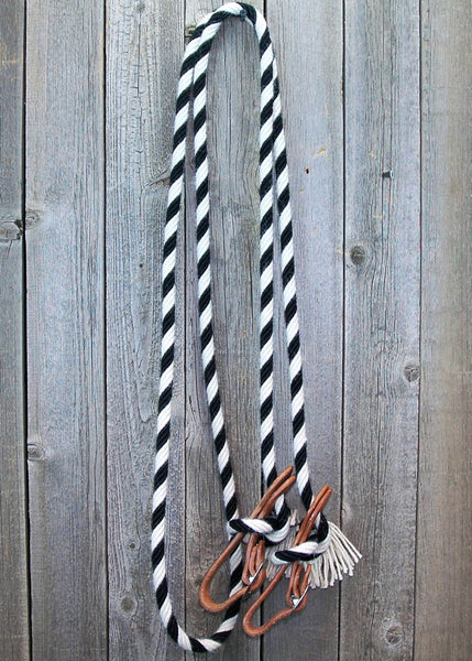 # 11bw Loop Riendas - Patrón - Correas de baba de 6 hilos